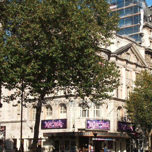 Novello Theatre exterior from Aldwych, Strand, 2008
