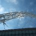 Roof-supporting arch, new Wembley Stadium, London, 2007