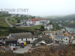 The view from the hill above Hope Cove, Kingsbridge, Devon, 2007