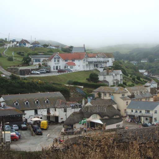 The view from the hill above Hope Cove, Kingsbridge, Devon, 2007