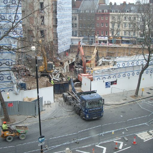Citibank building demolition, Strand, Westminster, 2006