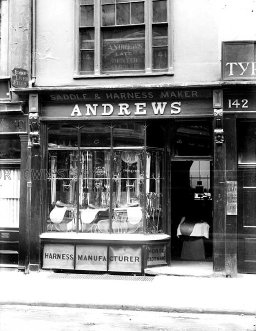 Andrews Saddle & Harness Maker, High Street, Oxford, c. 1909