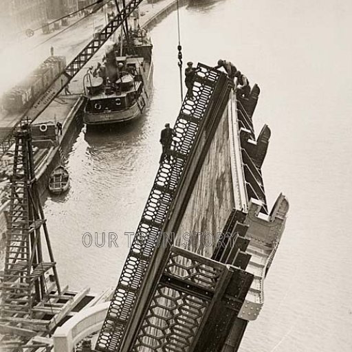 Opened Haven Bridge, Great Yarmouth, c. 1930