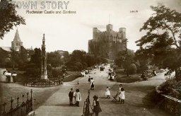 Rochester Castle Gardens, c. 1910s