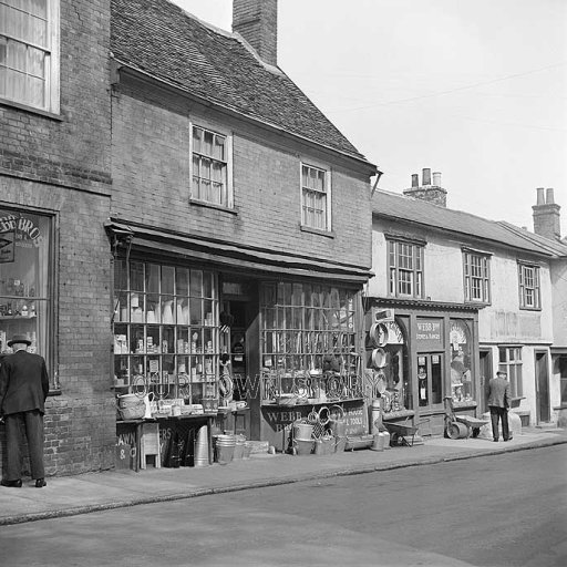 Webb Bros., Church Street, Woodbridge, 1950