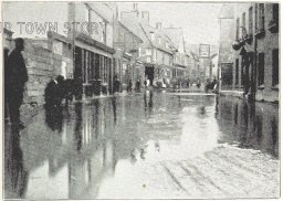Flooding in North Street, Strood, 1898