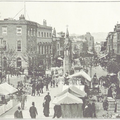 Market Parade, Taunton, c. 1891