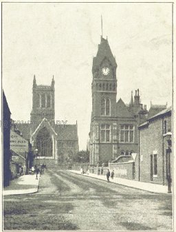 St. Paul's Church & Municipal Buildings, Burton-on-Trent, c. 1897