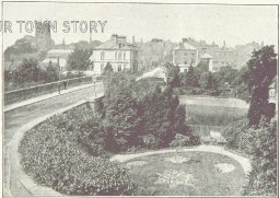 View of Evesham from the Bridge, c. 1897