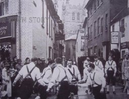 Morris Dancing in The Square, Wimborne Minster, date unknown