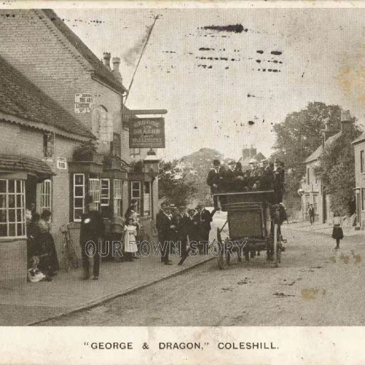 George & Dragon Public House, Coleshill, c. 1906