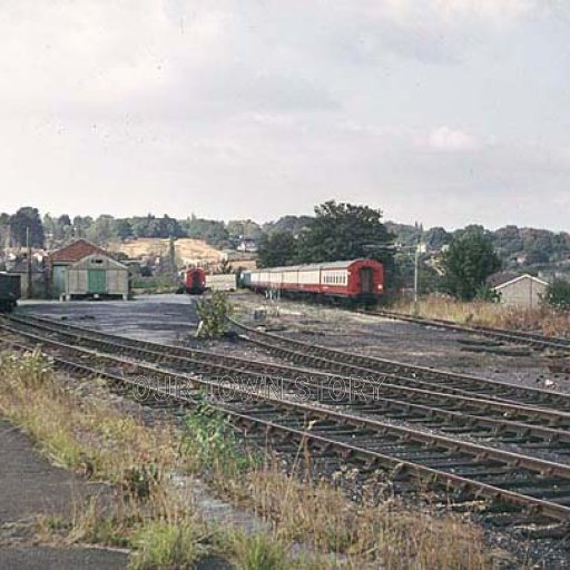Sidings Outside Wimborne Station, 1974