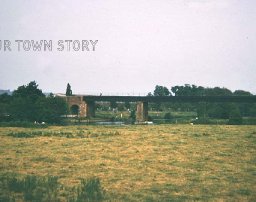 Railway Bridge over the Stour, Wimborne Minster, 1974