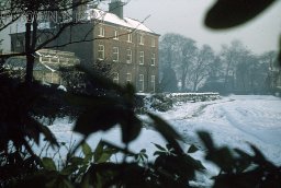 Pennington Hall in snow, c. 1960s