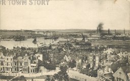 River Medway from Rochester Castle, c. 1905