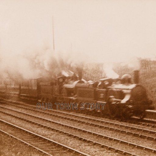 Locomotives 'Star' and 'Duchess of Lancaster' at Harrow & Wealdstone Station, c. 1900