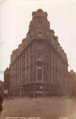 Shaftesbury Hotel, London, c. 1900