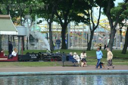 lakeshore railroad at south marine park, south shields