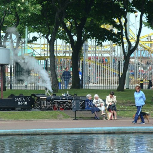 lakeshore railroad at south marine park, south shields