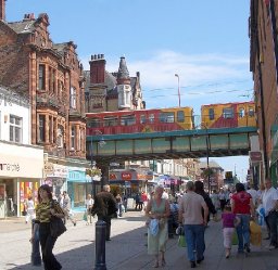 King St South Shields with Metro