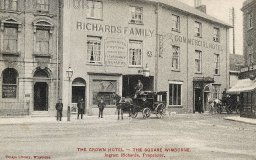 The Crown Hotel & 'Lillies of the Valley', Wimborne Minster, c. 1910