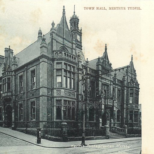 Town Hall, Merthyr Tydfil, c. 1904