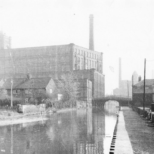 Mather Lane Mill from the Bridgewater Canal Towpath