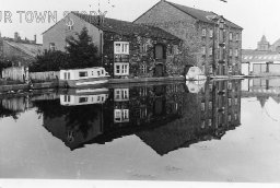 Warehouse by Bridgewater Canal - now the Waterside Inn, c. 1970s