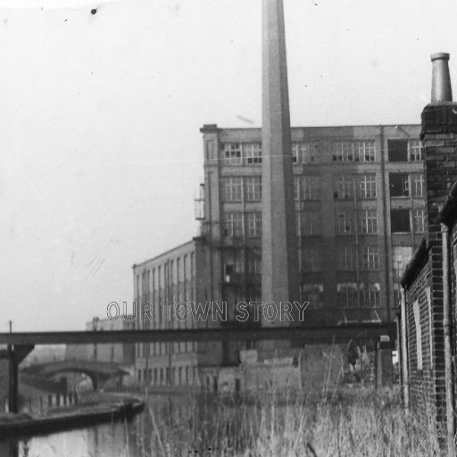 Mather Lane Mill, Leigh, late 1970s