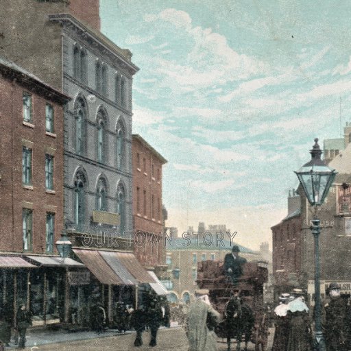 Castle Street, Sheffield, 1904 Postcard