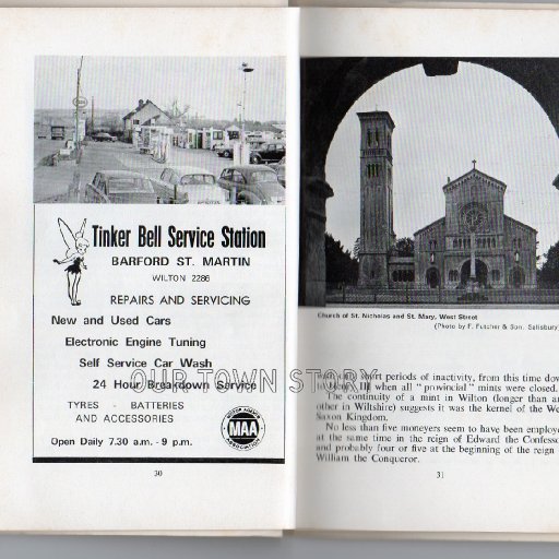A 1969 Guide book to Wilton, Wiltshire