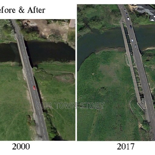Before & After Canford Bridge