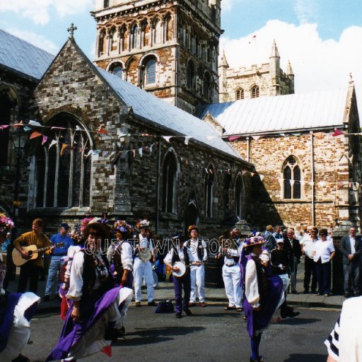 Folk Festival, Wimborne Minster, 1980s