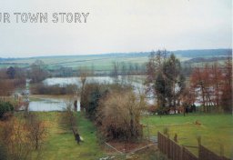 The flood water, Ugford, 1980's