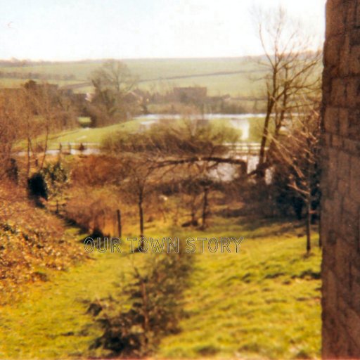 A view down the public footpath, Ugford, Late 1980's