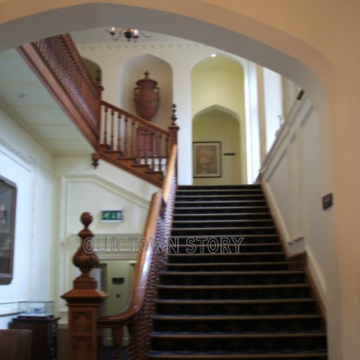 Horsley Towers Hotel grand staircase