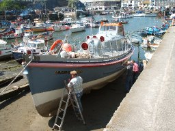 Boat Maintenance, Mevagissey Harbour, 2006