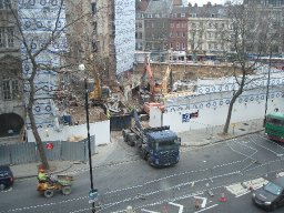 Citibank building demolition, Strand, Westminster, 2006