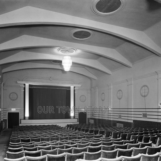 Interior of Tooting Cinenews, London, c. 1930s