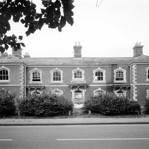 Wimborne Police Station, Poole Road, October 1984