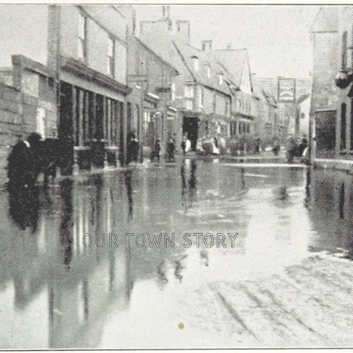 Flooding in North Street, Strood, 1898