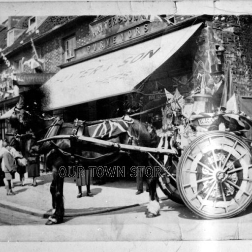 Coakes's Milk Float, Wimborne Minster, c. 1910s