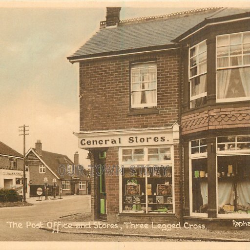 Post Office, Three Legged Cross, c. 1910s