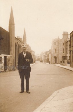 Unknown Street in an Unknown Town, c. 1910