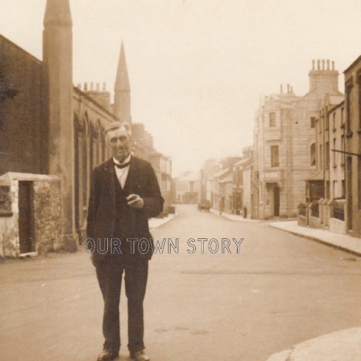 Unknown Street in an Unknown Town, c. 1910