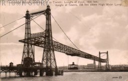 Transporter Bridge, Runcorn/Widnes, Cheshire, c. 1915