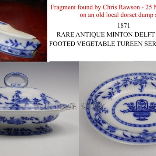 Minton Delft, Dorset 1871