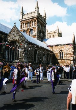 Folk Festival, Wimborne Minster, 1980s